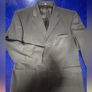 Black label Charcoal Gray Suit Jacket -44R -Excellent condition